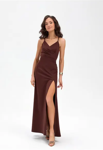 Rochie cu spatele gol si slit Isadora