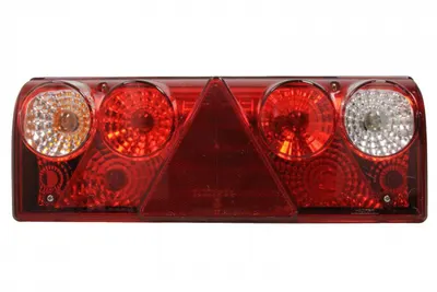 Stop spate stanga EUROPOINT II (24V, cu intermitent, cu far de ceata, marsarier, cu stop, lumina de parcare, reflector triunghiular, conector: 4x 2PIN ASS2 7PIN) potrivit SCHMITZ