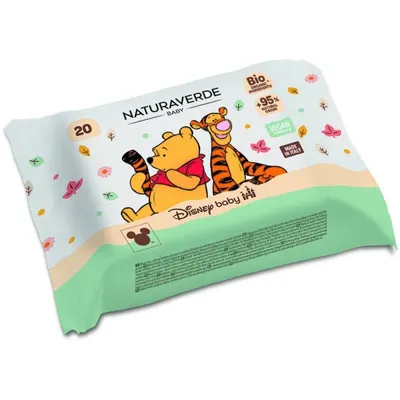 Servetele Umede Delicate Bebelusi Naturaverde Kids Bio Baby, 20 Bucati