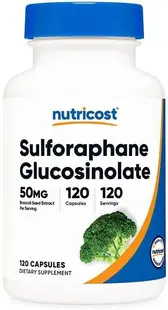 Sulforaphane Glucosinolate, 50 mg, 120 capsule, Nutricost