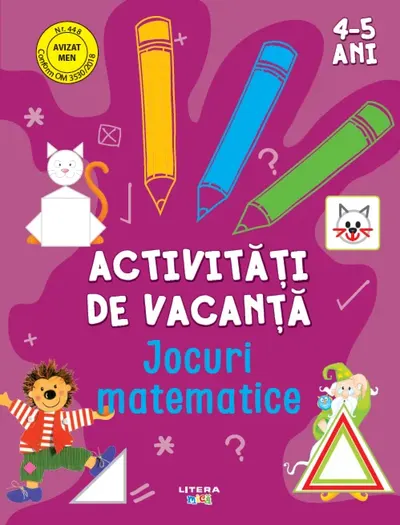 Activitati de vacanta. Jocuri matematice