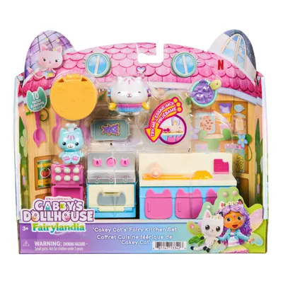 Set de joaca, Gabbys Dollhouse, Fairylandia, Cakey Cats Fairy Kitchen, 20158034