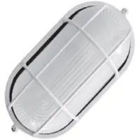 Lampa exterior cu grila 1x max 100W , E27/IP54/ Alb, TG-3201.005