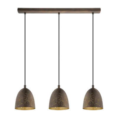 Lampa suspendata SAFI brown, gold 220-240V,50/60Hz