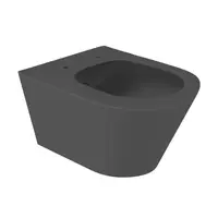 Vas WC suspendat rimless Celesta Ava 53 x 35 5 cm ceramica antracit