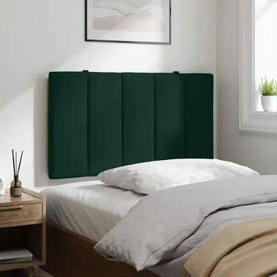 vidaXL Pernă tăblie de pat, Hanko, verde, 80 cm, catifea