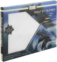 Set de pictură pe numere Grafix - Delfinii