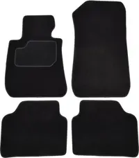 Covorase auto (set, velur, 4 bucati, culoare negru) BMW Seria 3 (E90), 3 (E91), 3 (E92) intre 2004-2013