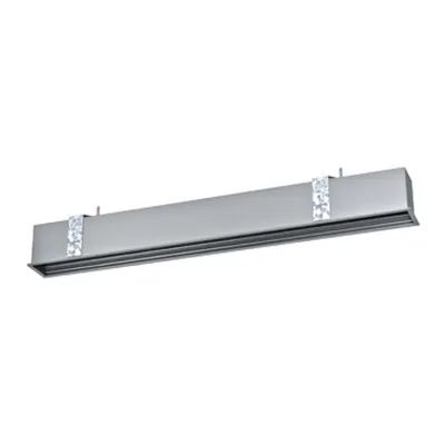 Empty profile recessed Cable harness, alu anodised L-855mm