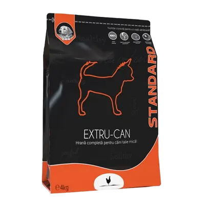 Extru-Can Mini Adult Pui, hrana uscata pentru caini de talie mica, 4 kg