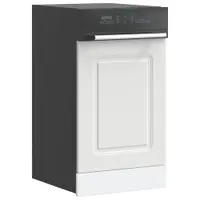 vidaXL Panou pentru mașină de spălat vase Kalmar alb 45x1,5x57 cm lemn prelucrat