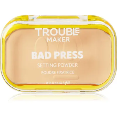 Trouble Maker Bad Press Setting Powder pudra de fixare culoare Click Bait Light 4.5 g