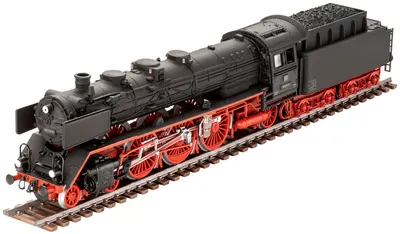 Model asamblat Revell Modern: trenuri - Locomotivă într-un tren expres BR03 & Tender