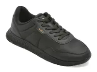 Pantofi sport BOSS negri, 6481, din material textil