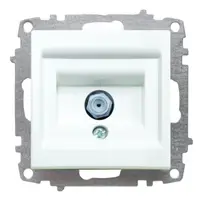 Zena Alb Mecanism Priza Satelit F Conector ST