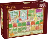 Puzzle Magnolia din 1000 piese - Magazin de fructe și legume