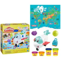Set plastilina cu accesorii Hasbro Play Doh Avion de Explorare