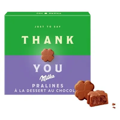 Praline Milka Thank You, 120g Engros