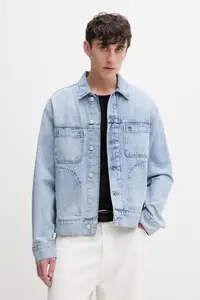 Tommy Jeans geacă de tranziție pentru bărbați, din denim
