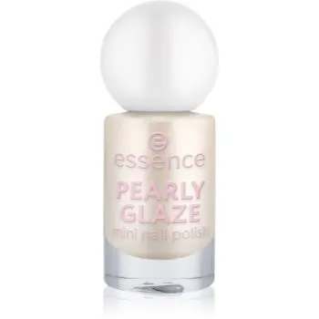 essence PEARLY GLAZE lac de unghii stralucitor mini