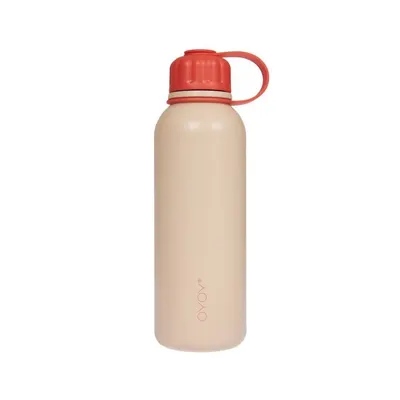 Sticlă piersică de călătorie din oțel inoxidabil Pullo – OYOY Living Design