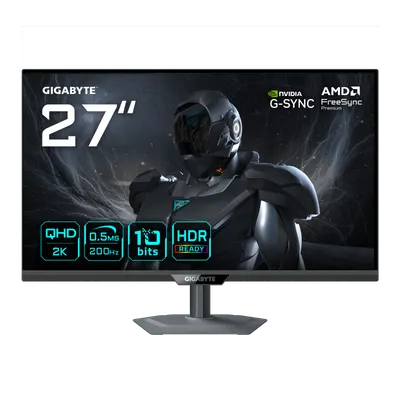 Monitor Gaming Gigabyte G27Q20, 27", 2560 x 1440 pixeli, Black, 2 ani Garantie