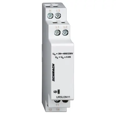 Releu supraveghere tensiune trifazat cu prag fix 195,5V