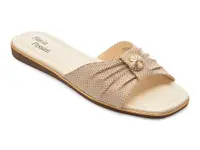 Papuci FLAVIA PASSINI bej, 9208, din material textil