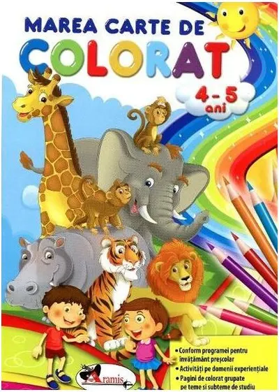 Marea carte de colorat (4-5 ani) - Paperback brosat - ***