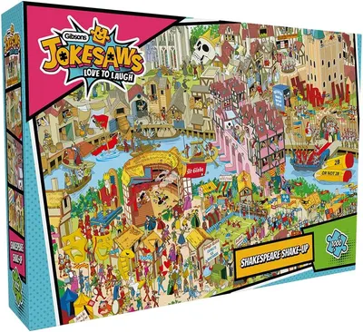 Puzzle Gibsons din 1000 piese - Operele lui Shakespeare