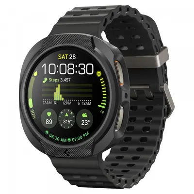 Husa Spigen Liquid Air pentru Samsung Galaxy Watch9 / Watch8 40mm, Neagra Mata ACS09840