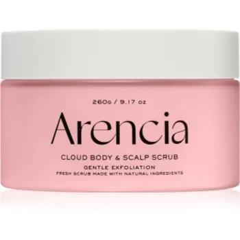 Arencia Fresh Cloud Lavender & Pear exfoliant delicat pentru corp de par si de corp