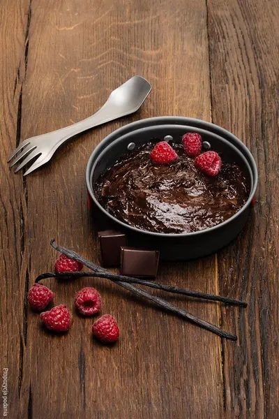 Mousse de ciocolată liofilizată