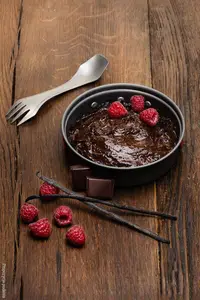Mousse de ciocolată liofilizată