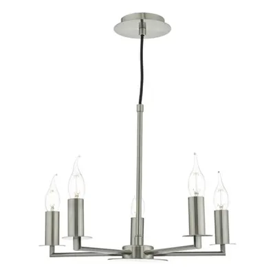 Lampa suspendata Tyler 5lt Pendant Satin Nickel Fitting Only