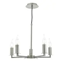 Lampa suspendata Tyler 5lt Pendant Satin Nickel Fitting Only