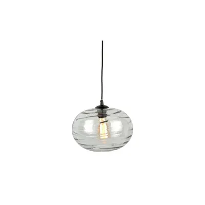 Lustră din sticlă gri, înălțime 21 cm Sphere - Leitmotiv