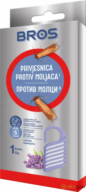 Bros Cuier anti-molii, lavandă