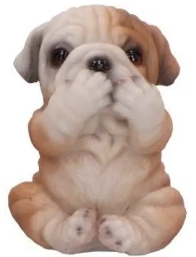 Figurina - Three Wise Bulldogs - Speak No Evil