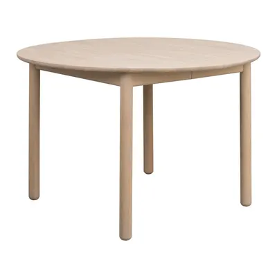 Masă de dining rotundă extensibilă din lemn de stejar ø 120 cm Derrymore – Rowico