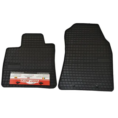 Set covorase auto din cauciuc Ford Courier 2014-, presuri FROGUM, negre, 2 buc.