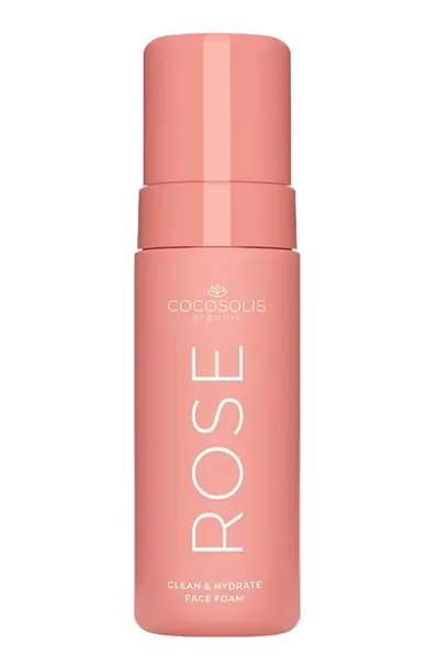 Spuma de curatare pentru fata Rose Clean & Hydrate, 150ml, Cocosolis