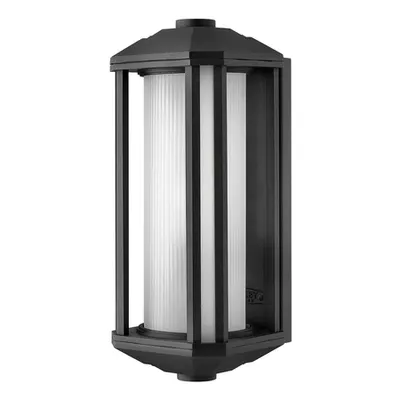 Aplica pentru exterior Castelle 1 Light Medium Wall Lantern – Black