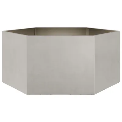 Gossi jardiniera de gradina 104x90x45 cm otel inoxidabil hexagonal