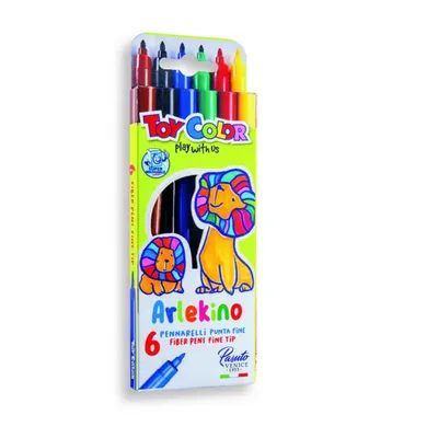 Creioane colorate Jumbo, 6 culori/set. Toy Color