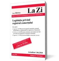 Legislaţia privind registrul comerţului (actualizat la 01.06.2010)