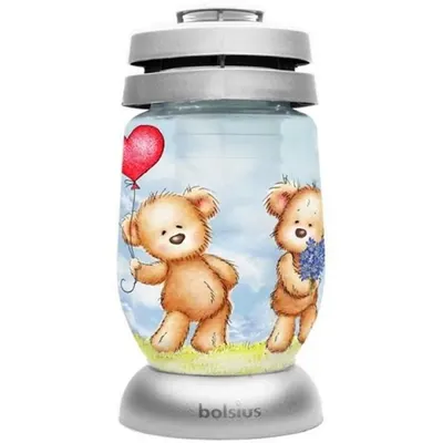 Candela din Sticla 3 l, Model Ursulet, Bolsius