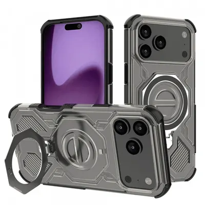 Husa pentru Apple iPhone 17 Pro Max, Techsuit, Carbon Shield Pro, Fumurie