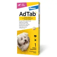 ADTAB, deparazitare externă câini, comprimate masticabile ADTAB, deparazitare externă câini, XS-S(2.5 - 5.5kg), comprimate masticabile, 112.5mg x 1buc