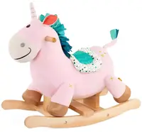Jucărie balansoar Battat - Unicorn roz